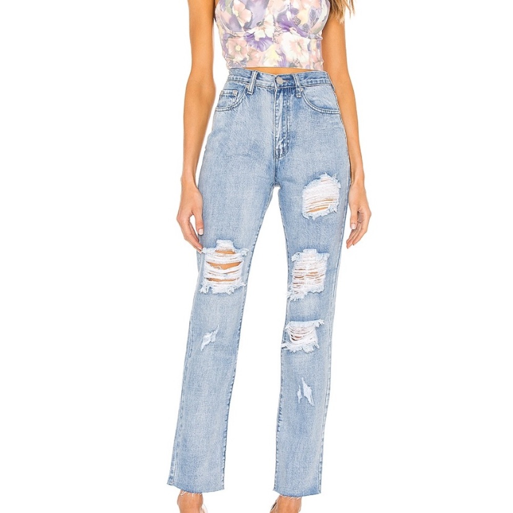 Superdown Ramona straight jeans